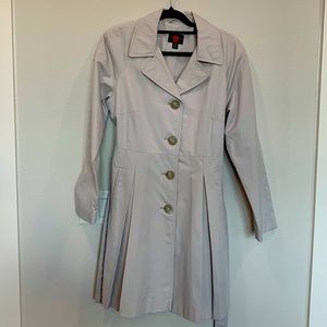 Classy lightweight but structured rain coat